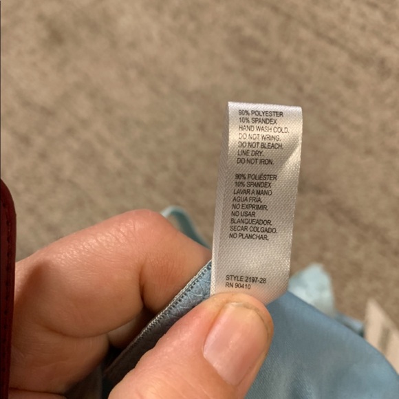 🔵 Bra-Powder blue criss cross back, Marilyn Monroe brand, intimates 34c NWT - Picture 7 of 7